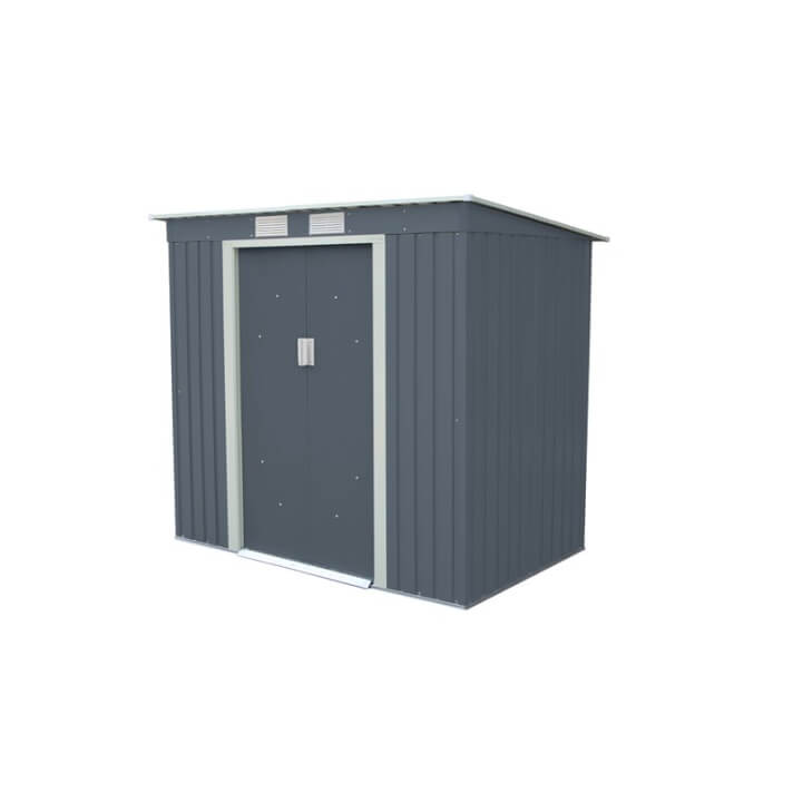 Caseta met&aacute;lica 2,43m&sup2; Buckingham gris Gardiun