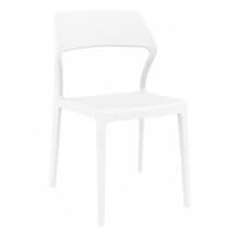 Juego de 4 siillas blancas Snow Resol
