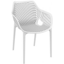Set de 4 sillas blancas con brazos Air XL Resol