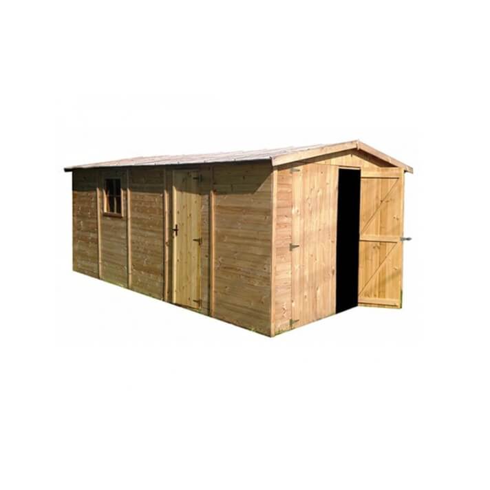 Garaje de madera 16,77m&sup2; Mikhail I Gardiun