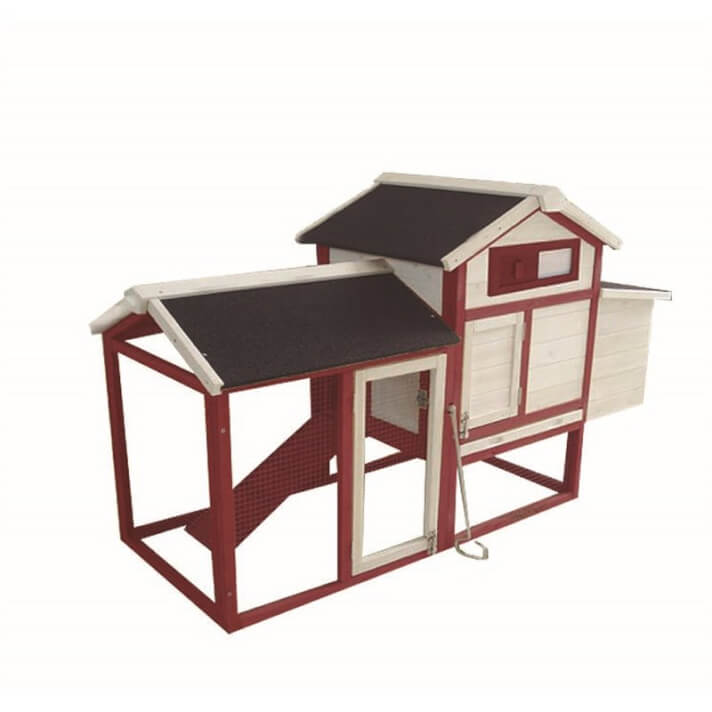 Gallinero de madera y metal Kansas Gardiun