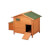Gallinero de madera y metal Ohio Gardiun