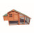Gallinero de madera y metal Iowa Gardiun