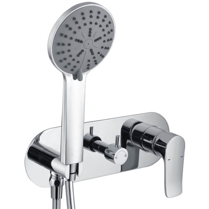 Conjunto de ducha empotrado monomando SARABIA
