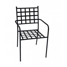 Set de 4 sillas de aluminio en gris Dokos Resol