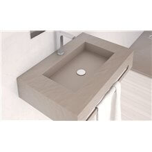 Lavabo encimera con faldón PIZARRA NUDESPOL
