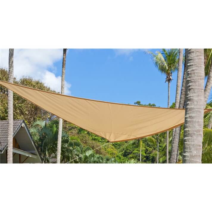 Toldo vela tri&aacute;ngulo 5x5x5m arena Outsunny