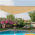 Toldo vela triángulo 6x6x6m arena Outsunny