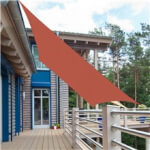 Toldo vela rectángulo 3x4m óxido rojo Outsunny