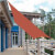 Toldo vela rectángulo 3x4m óxido rojo Outsunny