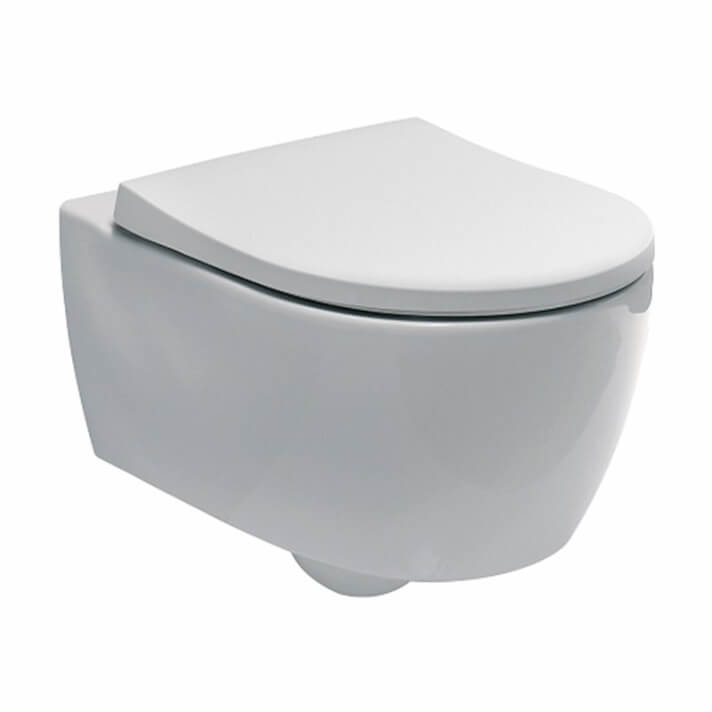 Inodoro suspendido compact Geberit iCon Rimfree esbelto