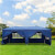 Pabellón plegable 6x3x2,55m azul Outsunny 