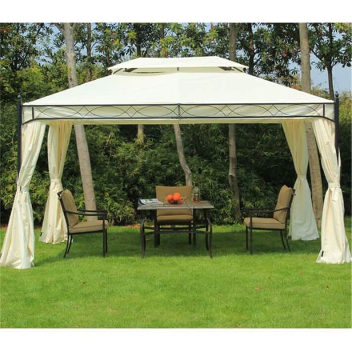 Pérgola 3x4x2,8m blanca Outsunny