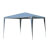 Carpa sin paredes 3x3x2,45m azul Outsunny 