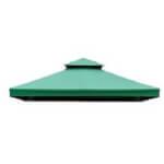 Techo reemplazo 3x3m pérgola verde Outsunny