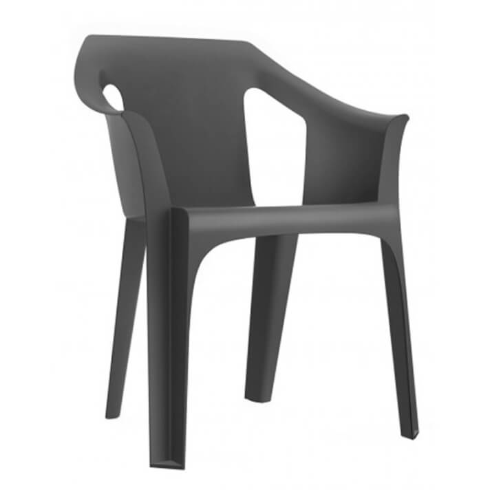 Set de 31 sillas con brazos gris Cool Resol