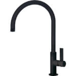 Grifo de fregadero curvado Negro Mate TRES CLASS