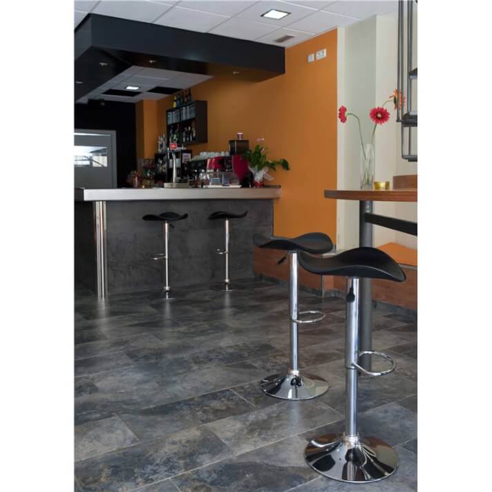 Set de 2 taburetes negros Jed Resol