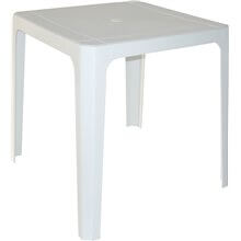 Set de 27 mesas monobloc blancas Beach Bar Resol