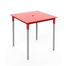 Mesa roja BERLIN de resol
