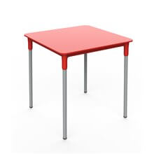 Mesa roja ZURICH de resol
