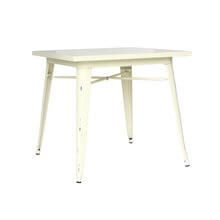Mesa de metal color crema KIBO de resol
