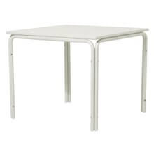 Mesa blanca 70x70 ALEGRIA ALUMINIO de resol