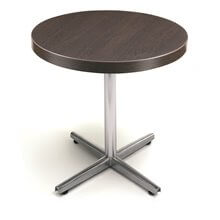 Mesa redonda color wenge NEO MATE de resol