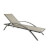 Juego de 2 tumbonas gris claro Comfort Resol