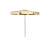 Parasol redondo beige COSTA de Resol