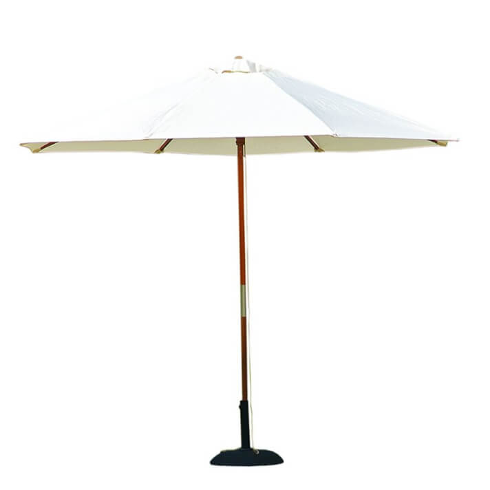 Parasol redondo marfil M2 de Resol