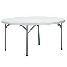 Mesa redonda gris MOZART de Resol