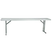 Mesa rectangular gris BACH de Resol