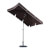Parasol Rectangular Marrón Outsunny
