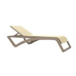 Set de 2 tumbonas arena textilene color crudo Sky Premium Resol