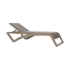 Pack de 2 tumbonas arena textilene color chocolate Sky Premium Resol