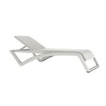 Set de 2 tumbonas blancas textilene blanco Sky Club Resol