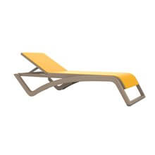 Set de 2 tumbonas arena textilene amarillo Sky Club Resol