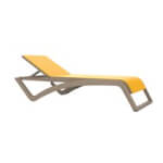 Set de 2 tumbonas arena textilene amarillo Sky Club Resol