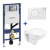 Pack inodoro DEBBA Roca y cisterna Geberit DUOFIX 12cm