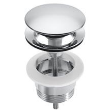 Desagüe click-clack Cromo para lavabos b10