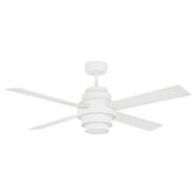 Ventilador blanco con luz DISC FAN de Faro