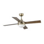 Ventilador oro viejo con luz MINI ICARIA de Faro