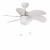 Ventilador blanco con luz PALAO de Faro