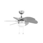 Ventilador gris con luz PALAO de Faro