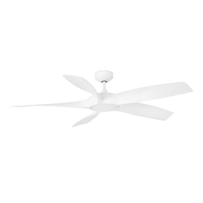 Ventilador blanco con luz COCOS de Faro