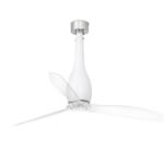 Ventilador blanco mate palas transparentes ETERFAN de Faro
