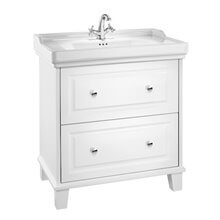 Conjunto de mueble 80cm dos cajones y lavabo Carmen Roca