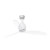 Ventilador blanco mate palas transparente MINI ETERFAN de Faro