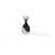 Ventilador negro mate palas transparentes MINI ETERFAN de Faro